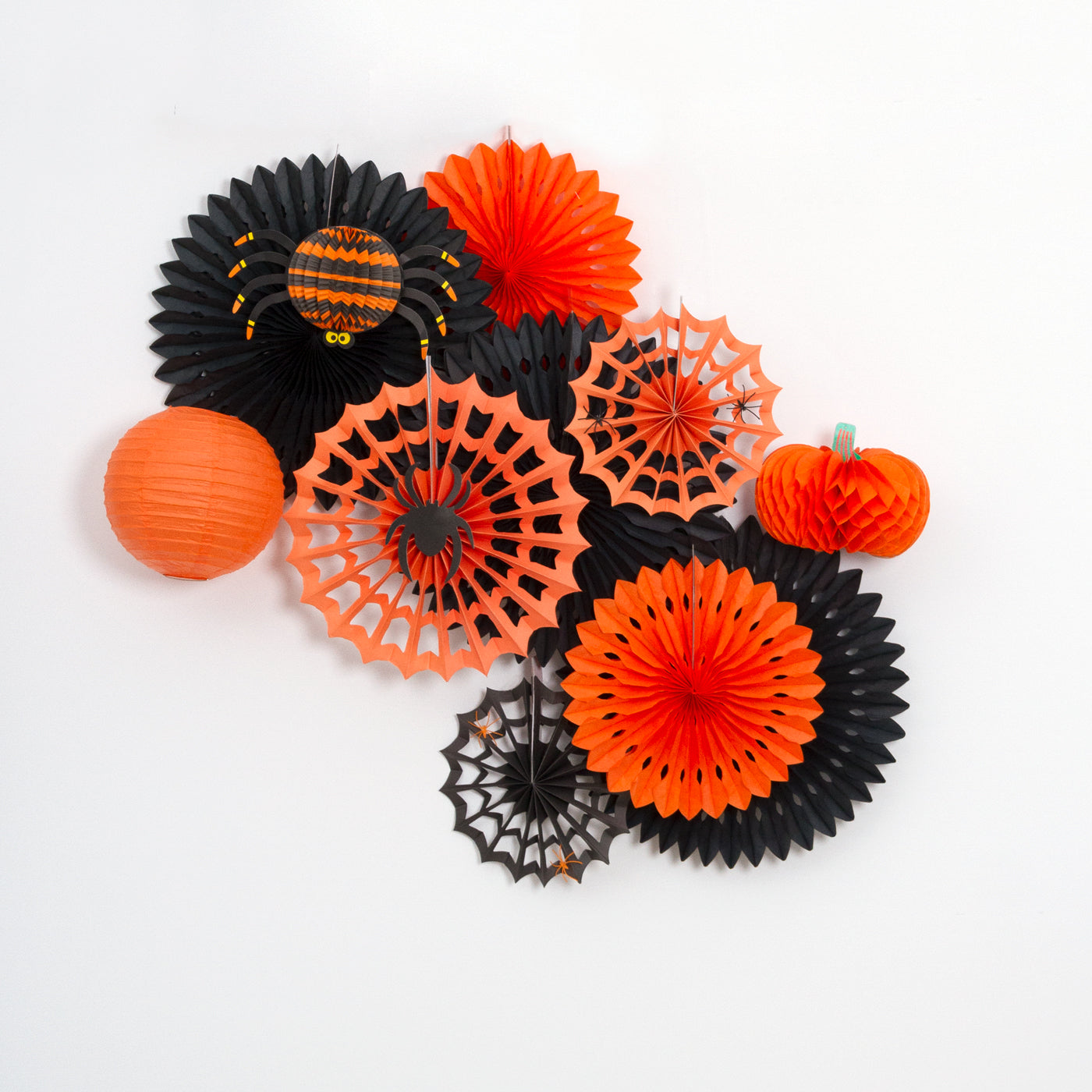 Lámpara Esfera Papel Mediana Ø35 cm Naranja