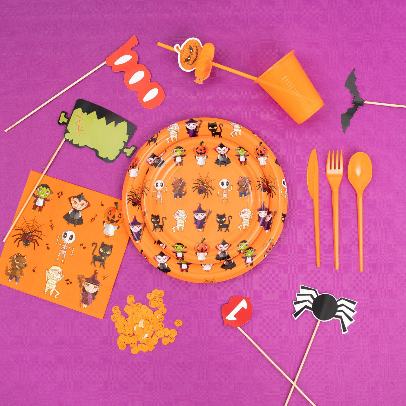 Confetti Halloween Calabaza