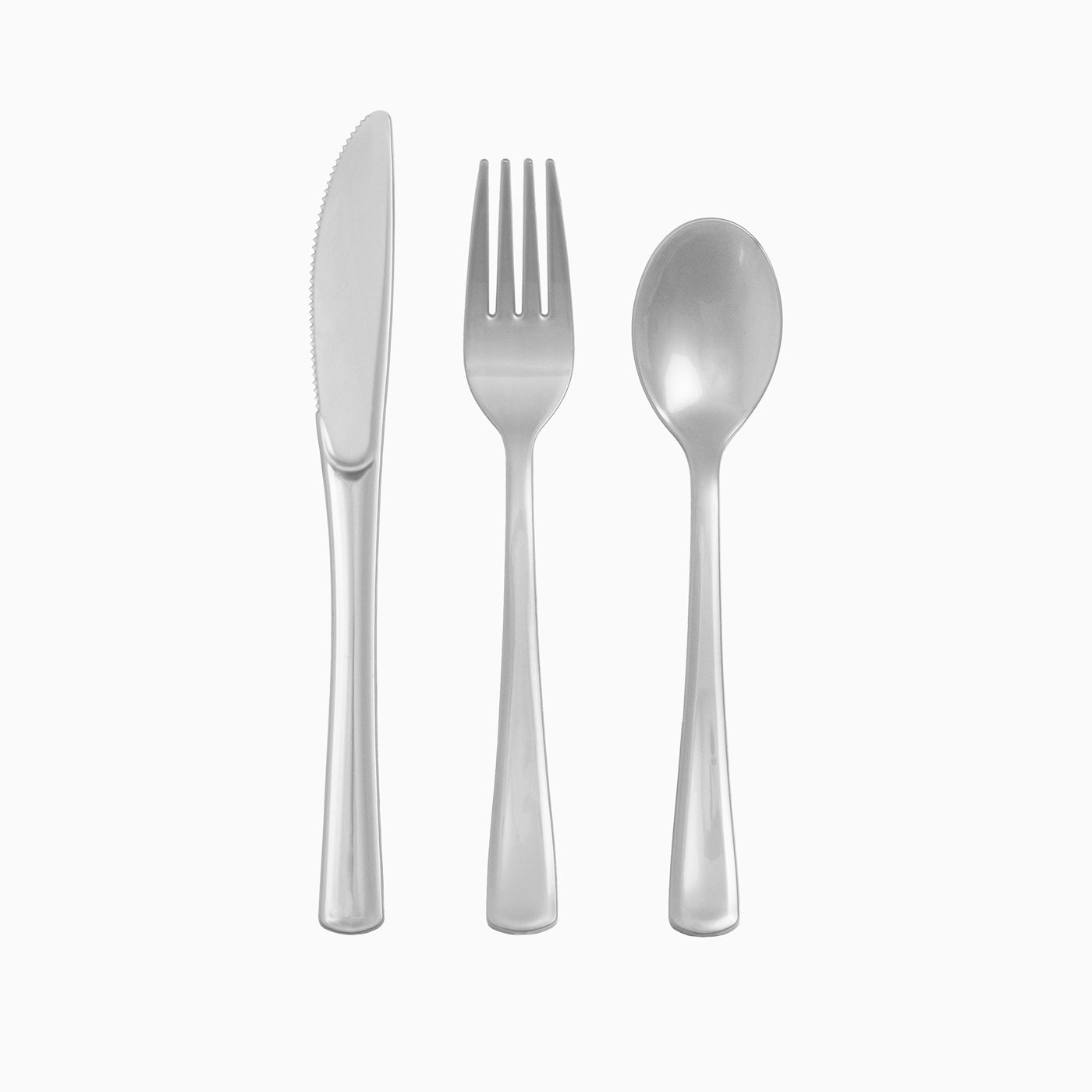Set Cubiertos Premium Plata 12 Personas