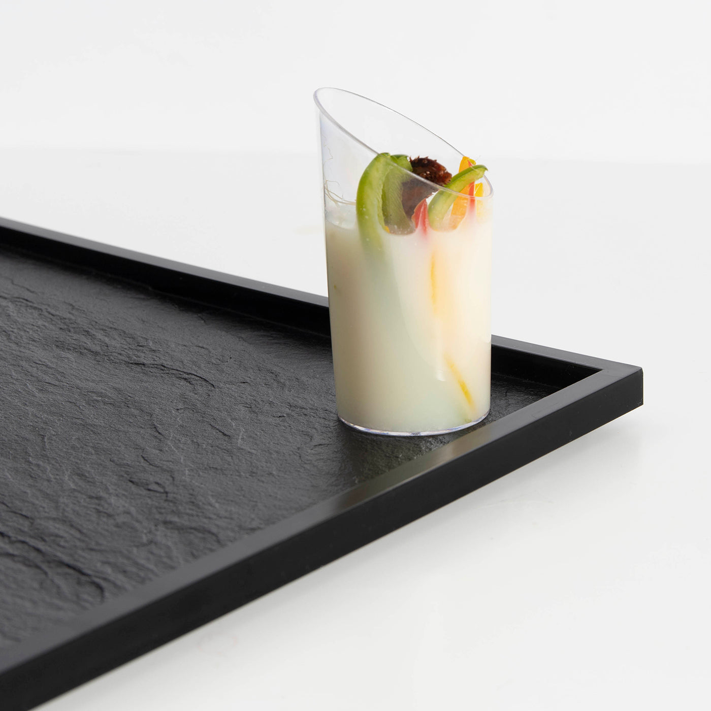 Vaso Plástico Cono Finger Food 80 cc Transparente